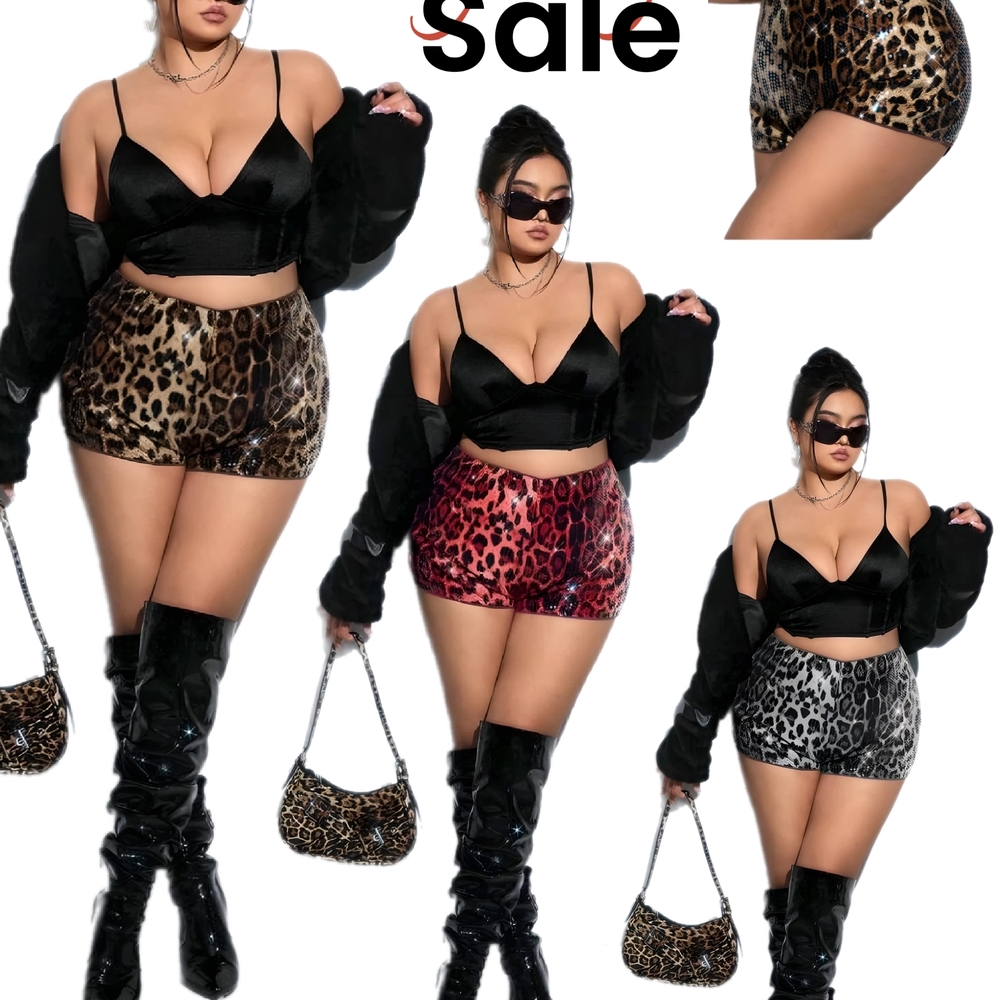 Chic Leopard Print Shorts. *TREND ALERT*